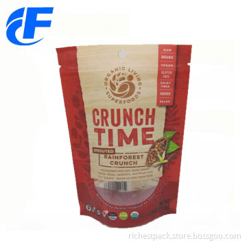 Custom Printed Plastic Food Stand Up Pouch